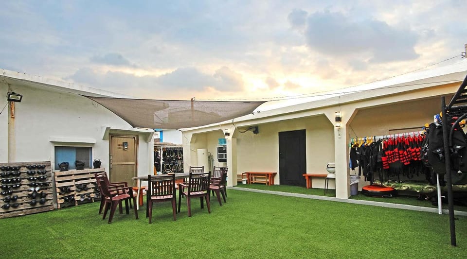 Property building, Patio, Day