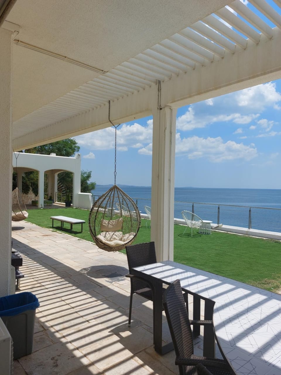 Patio, Day, Natural landscape, View (from property/room), Balcony/Terrace, Sea view
