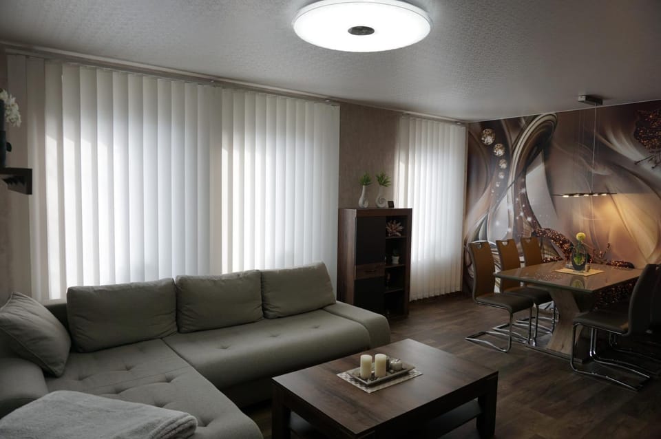 Living room, Seating area, Dining area