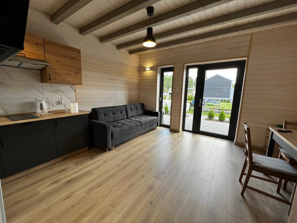 Kitchen or kitchenette, Living room, Seating area