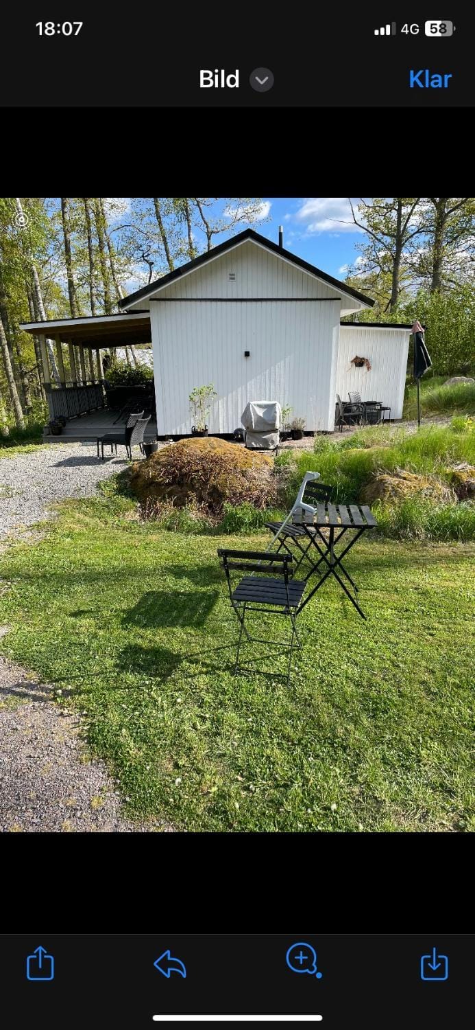 Humlegarden lake cottage, Horn House in Kalmar County, Sweden