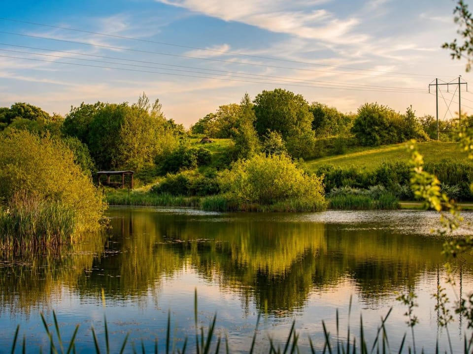 Natural landscape, Lake view