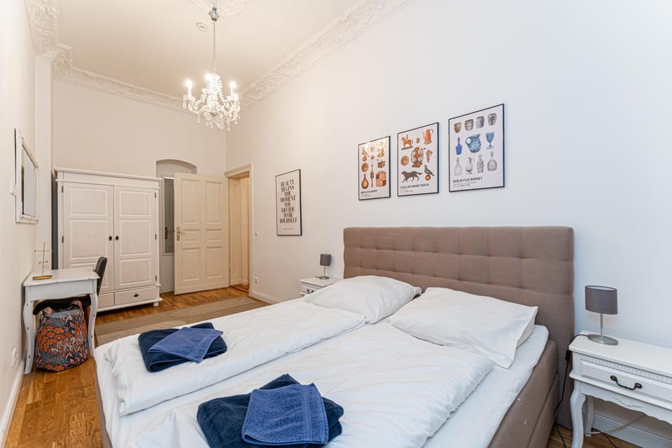 Bed, Photo of the whole room, Bedroom, towels, wardrobe