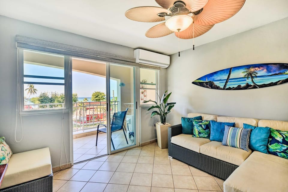 Breezy Condo w/ Ocean View Balcony: Walk to Beach! House in Rincón