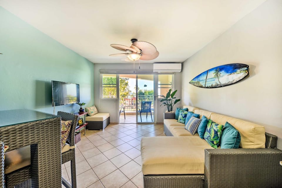 Breezy Condo w/ Ocean View Balcony: Walk to Beach! House in Rincón