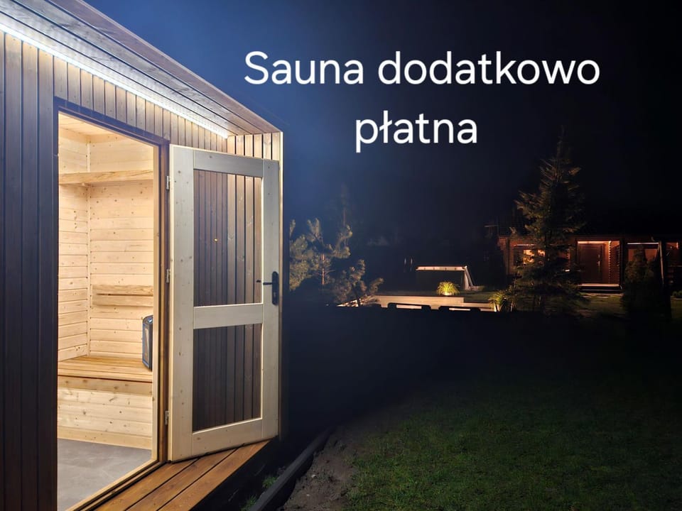 Domek całoroczny MAGJAN z sauną i jacuzzi na wyłączność Chalet in Greater Poland Voivodeship