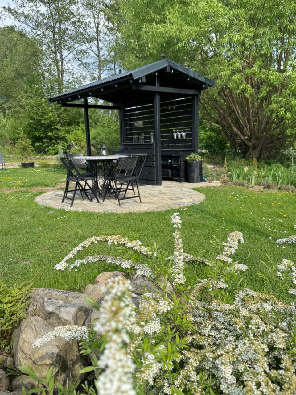 Patio, Spring, Natural landscape, Garden, Garden view