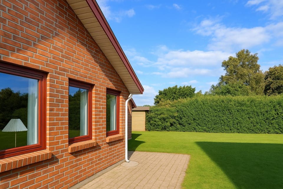 Havhuset I Øster Hurup - i byen, ved stranden House in Central Denmark Region