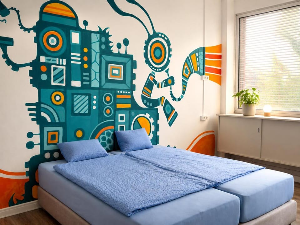 Bed, Photo of the whole room, Bedroom