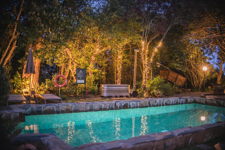 Night, Swimming pool
