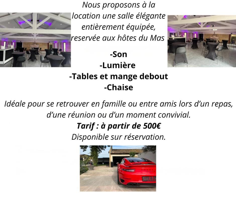 Mas La Farelle Gîte, Fitness & Salle de jeux gratuite & SPA en supplément House in Nimes