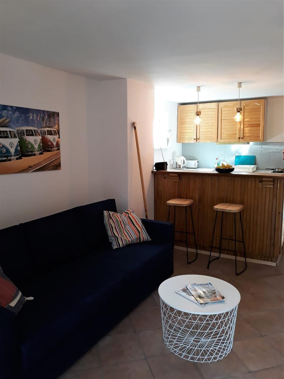 Kitchen or kitchenette, Living room