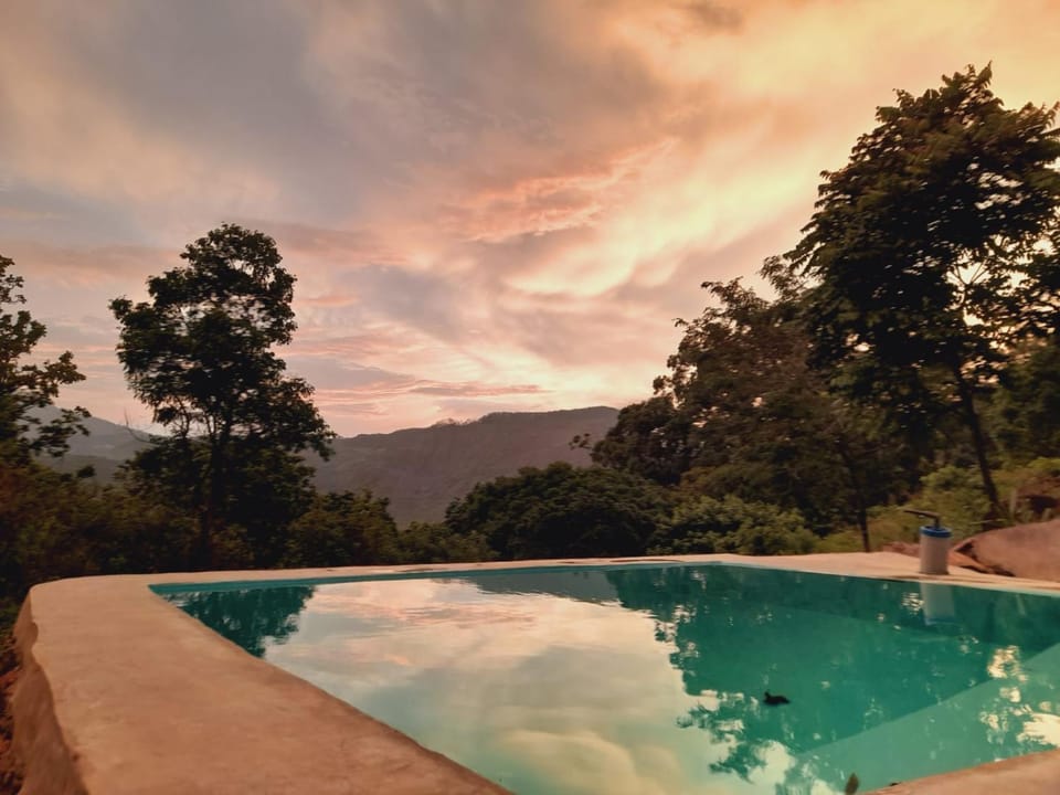 Nearby landmark, Day, Natural landscape, Mountain view, Pool view, Swimming pool, Sunrise, Sunset