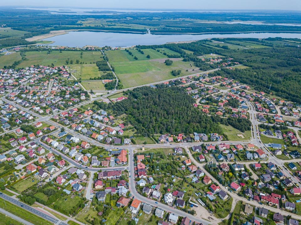 Neighbourhood, Natural landscape, Bird's eye view, Beach, Supermarket/grocery shop