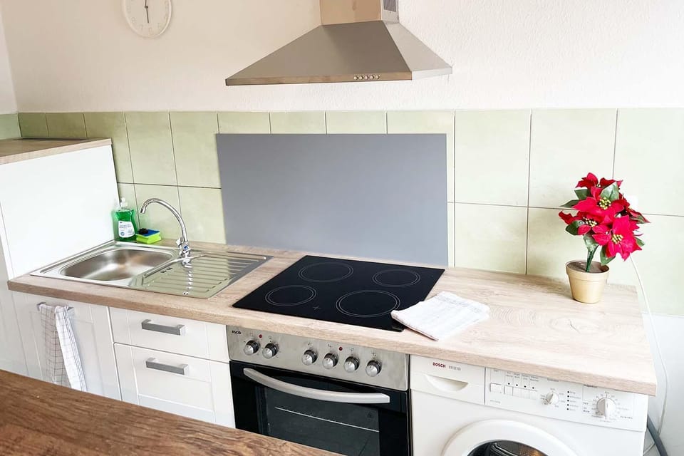 Kitchen or kitchenette, Photo of the whole room, stove