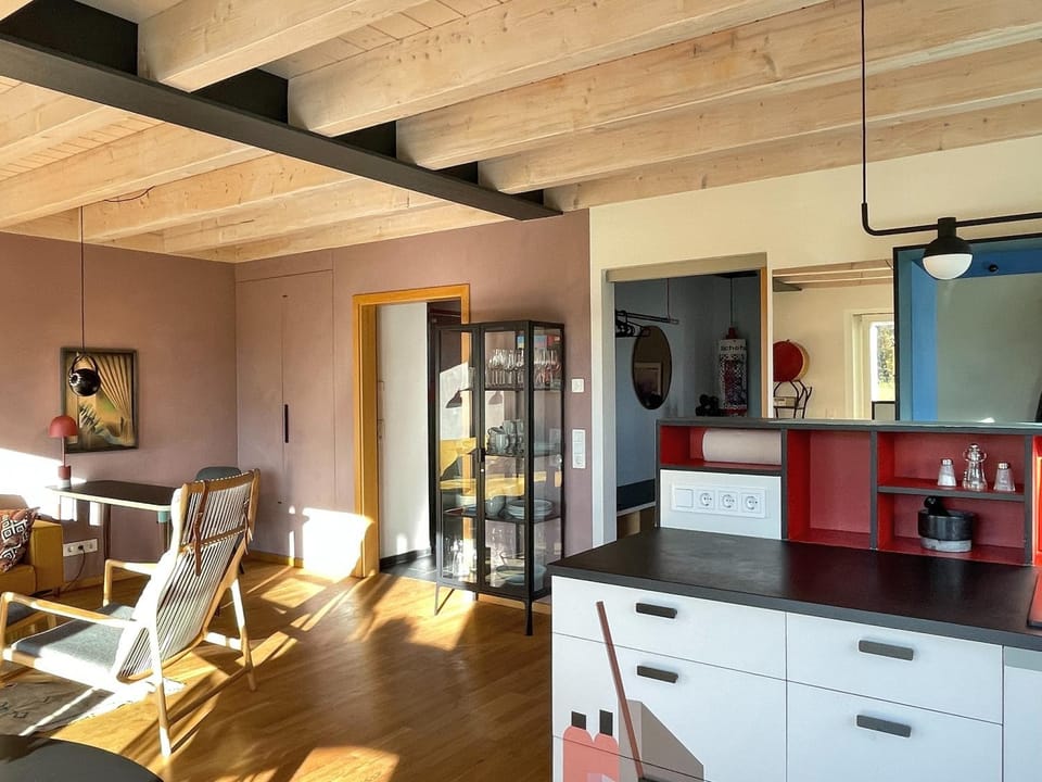 Property building, Kitchen or kitchenette, Living room
