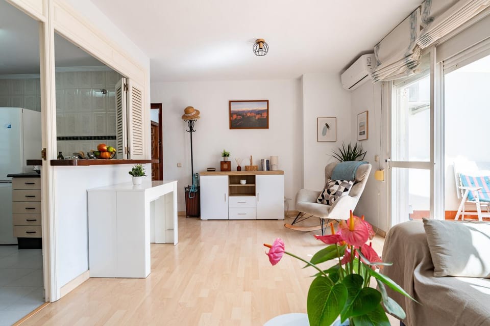 Living room, air conditioner