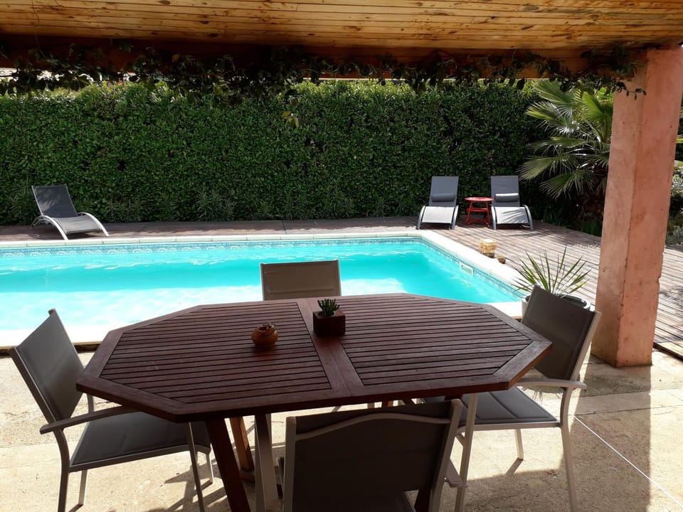 Property building, Pool view