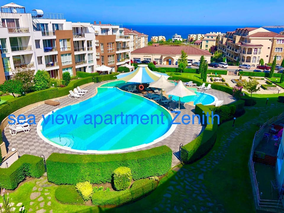 Property logo or sign, Bird's eye view, On site, Pool view, Sea view, Area and facilities, Swimming pool