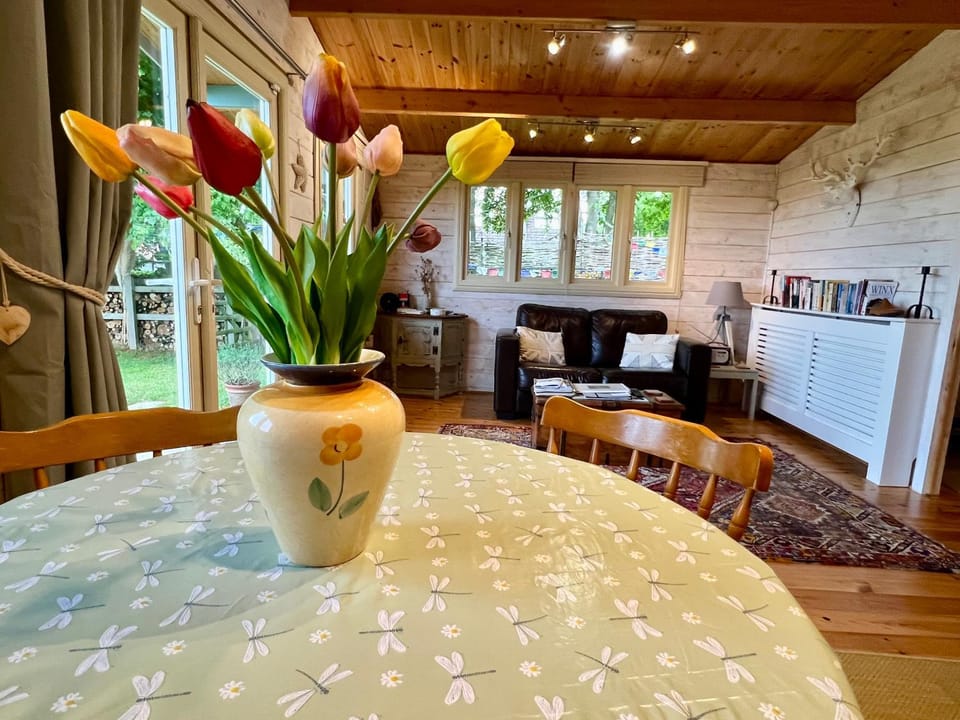 Coffee/tea facilities, Kitchen or kitchenette, Living room, Seating area, Dining area