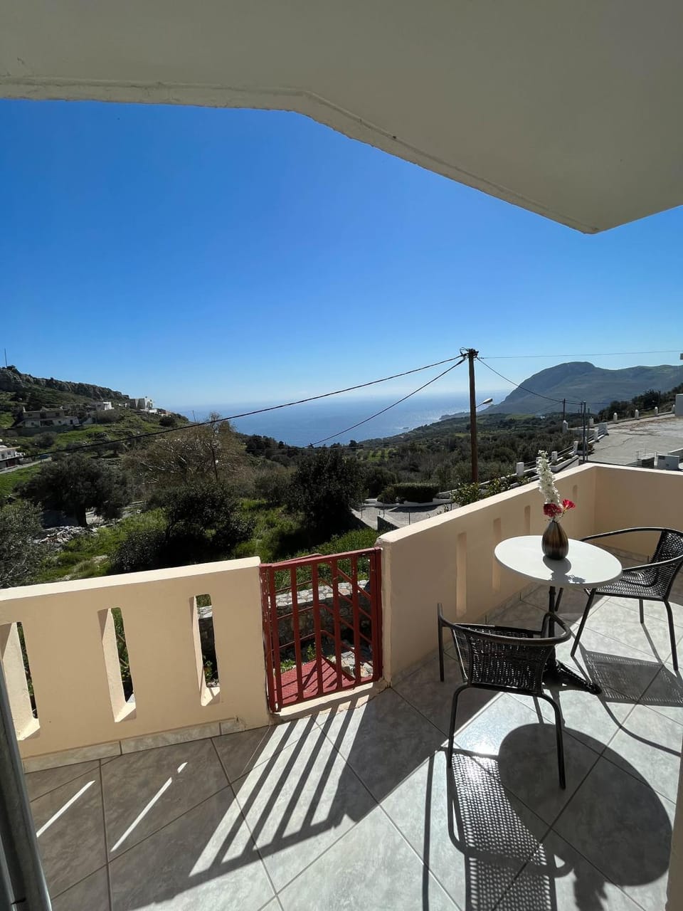 Patio, Day, Natural landscape, View (from property/room), Balcony/Terrace, Mountain view, Sea view