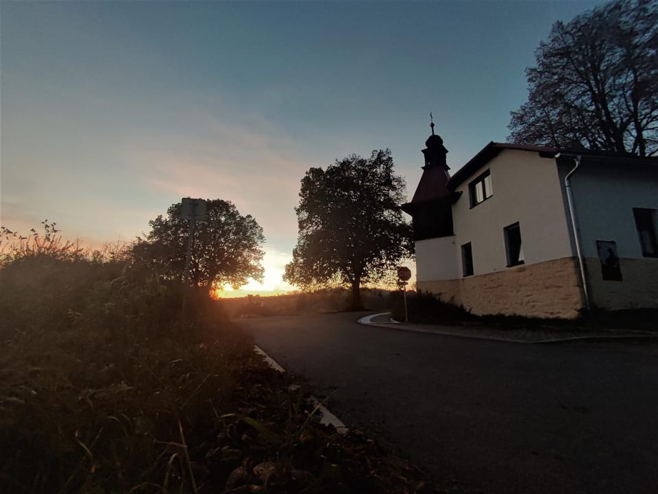 Property building, Sunset