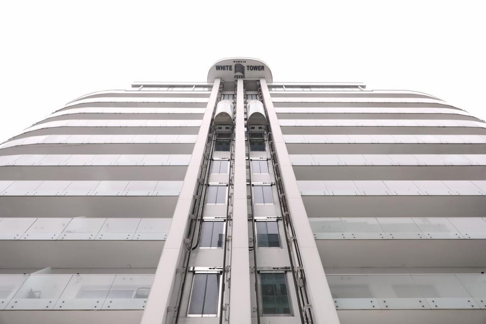 Property building, elevator