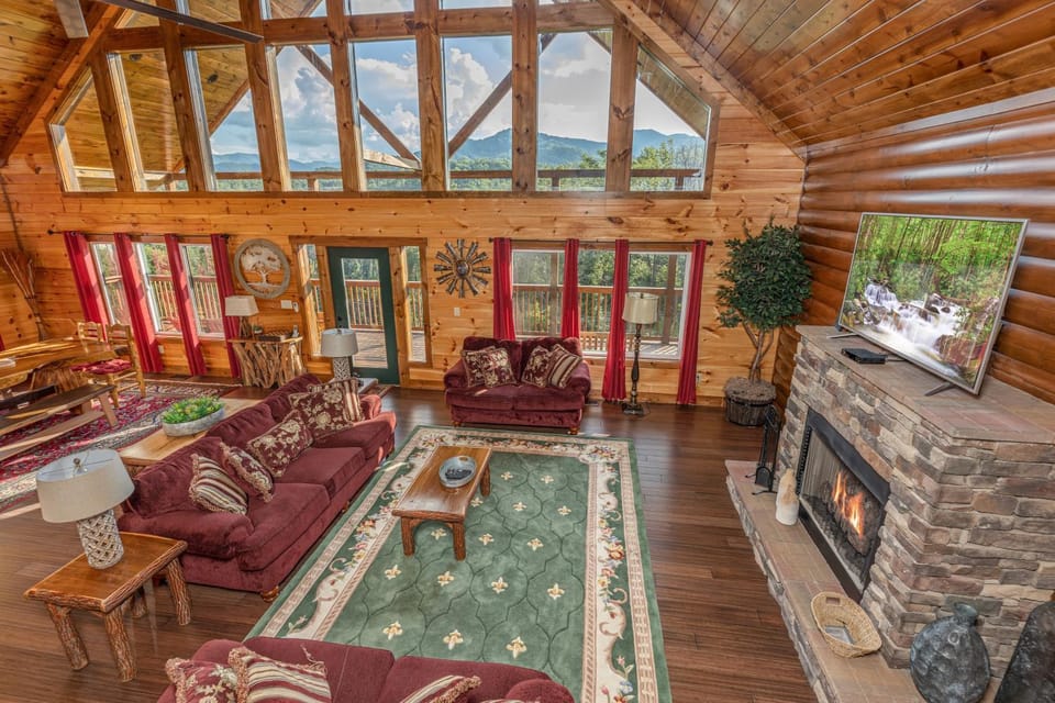 A Amazing Views Cabin with Grill Area Cabin in Gatlinburg