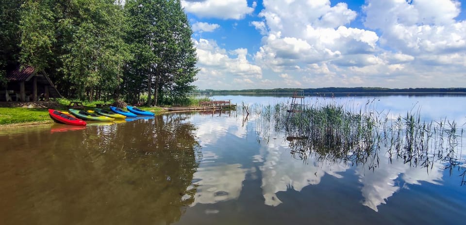Natural landscape, Canoeing, Lake view