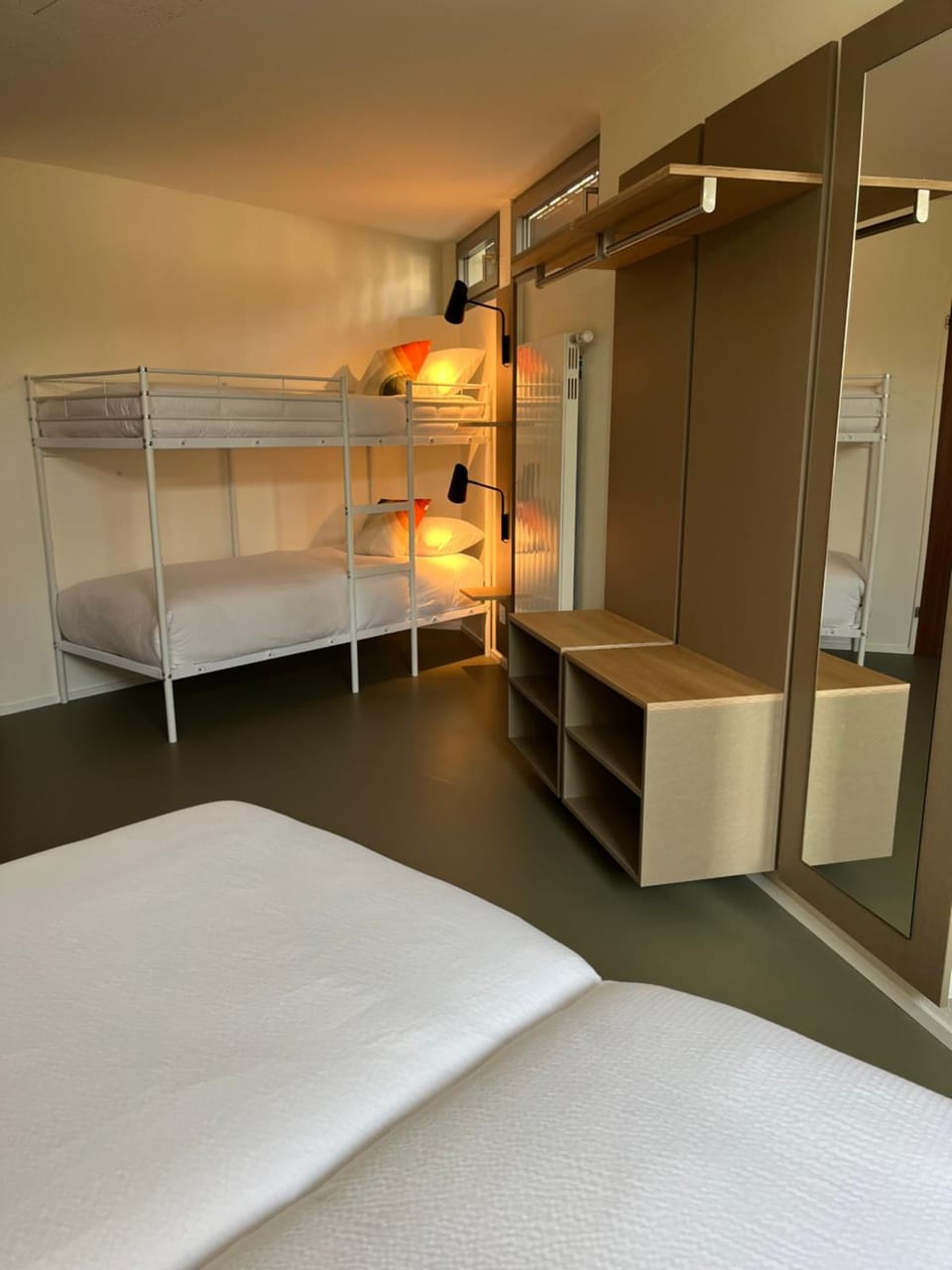 Photo of the whole room, Bedroom, bunk bed