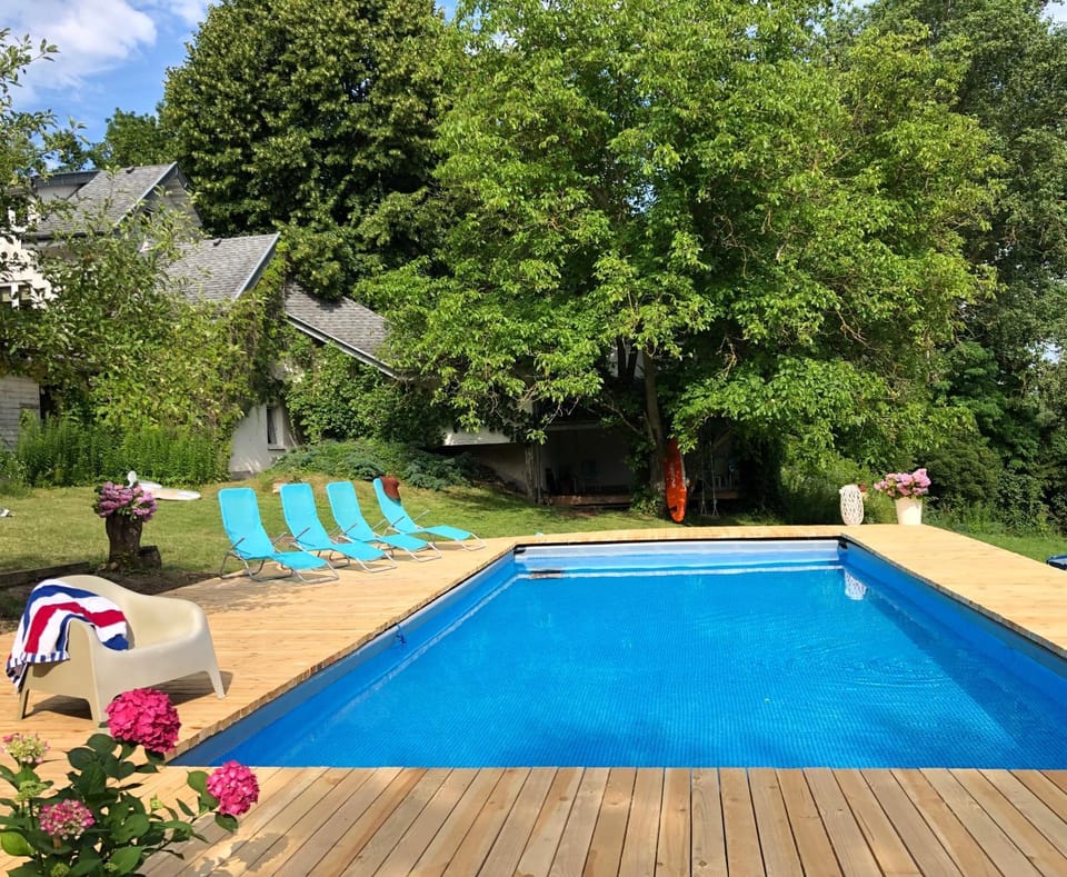 Garden, Pool view, Swimming pool, sunbed