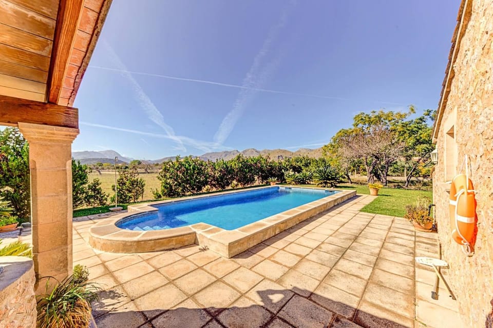 Natural landscape, Garden, Swimming pool, Swimming pool, sunbed