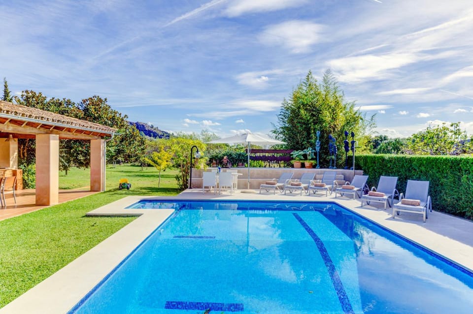 Patio, Natural landscape, Garden, Swimming pool, Swimming pool, sunbed
