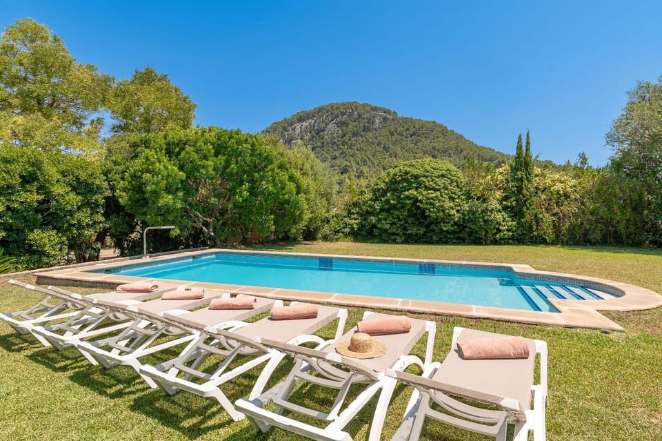 Day, Garden, Garden view, Mountain view, Pool view, Swimming pool, sunbed