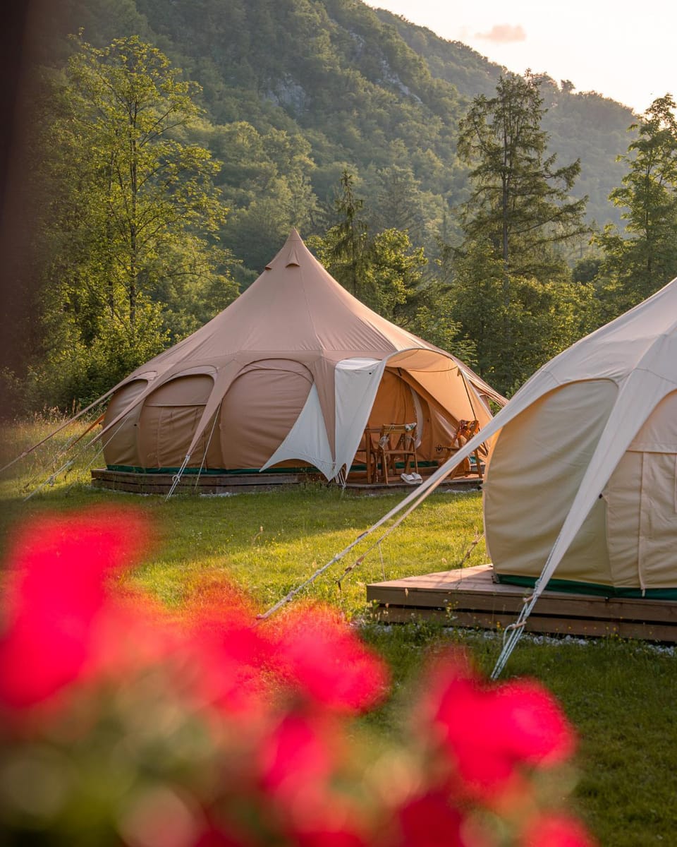 Glamping Gozdna Jasa Luxury tent in Bovec