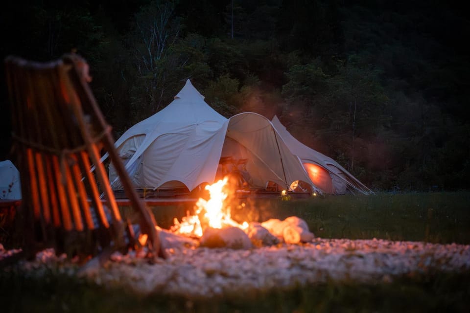 Glamping Gozdna Jasa Luxury tent in Bovec