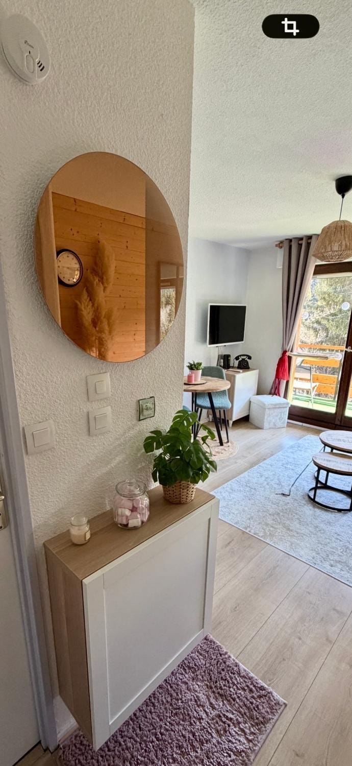 Studio Turquoise quartier Grattague vue MontBlanc Apartment in Saint-Gervais-Bains