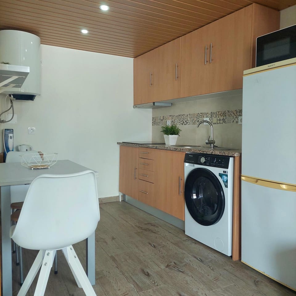 Coffee/tea facilities, Kitchen or kitchenette, microwave, stove, toaster, washing machine, dryer