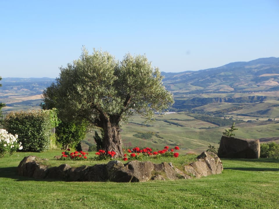 Appartamento Melograno in casale con piscina - Val d'Orcia Apartment in Tuscany