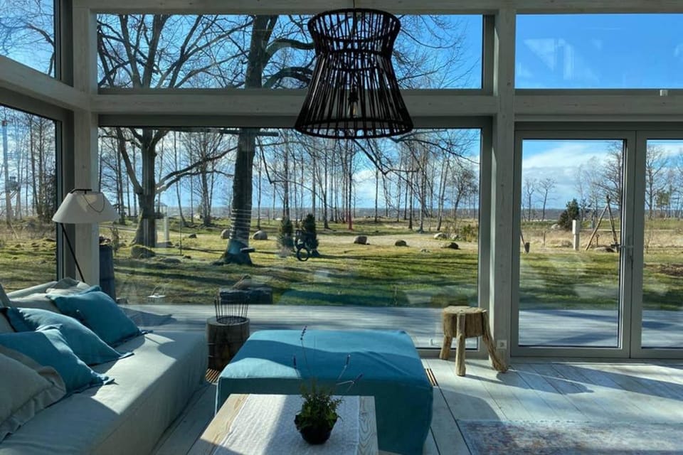 Patio, Living room, Garden view