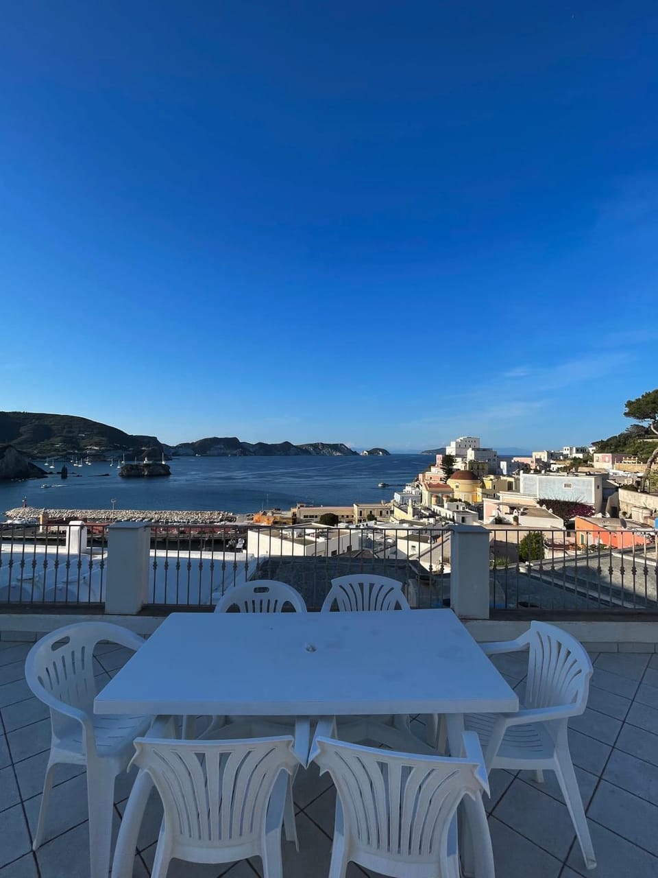 Patio, Day, Natural landscape, View (from property/room), Balcony/Terrace, Living room, Seating area, Dining area, City view, Sea view
