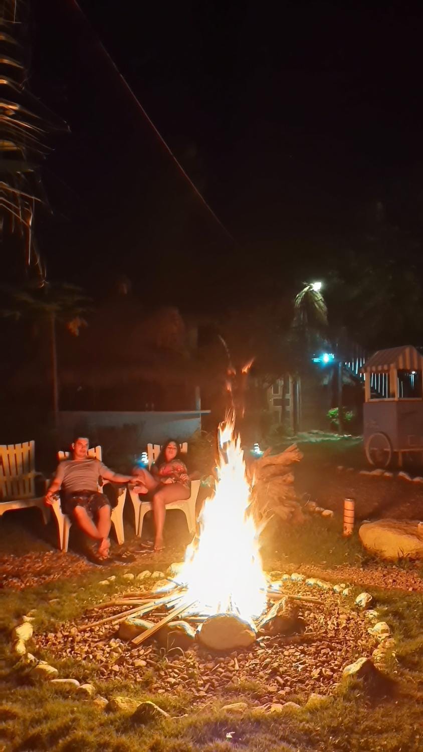 Property building, Night, BBQ facilities
