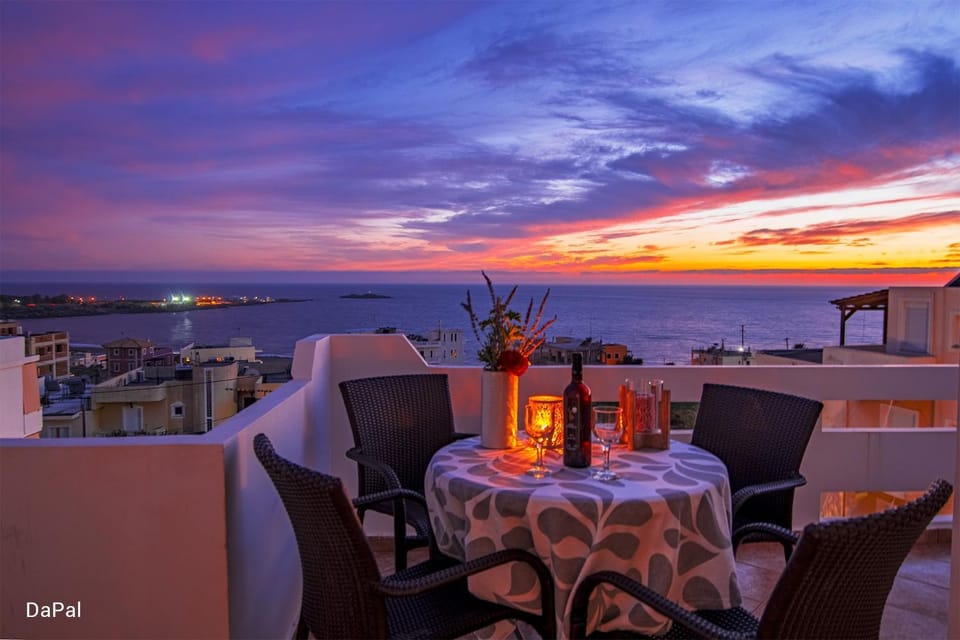 Spring, View (from property/room), Balcony/Terrace, On site, Sea view, Sunset