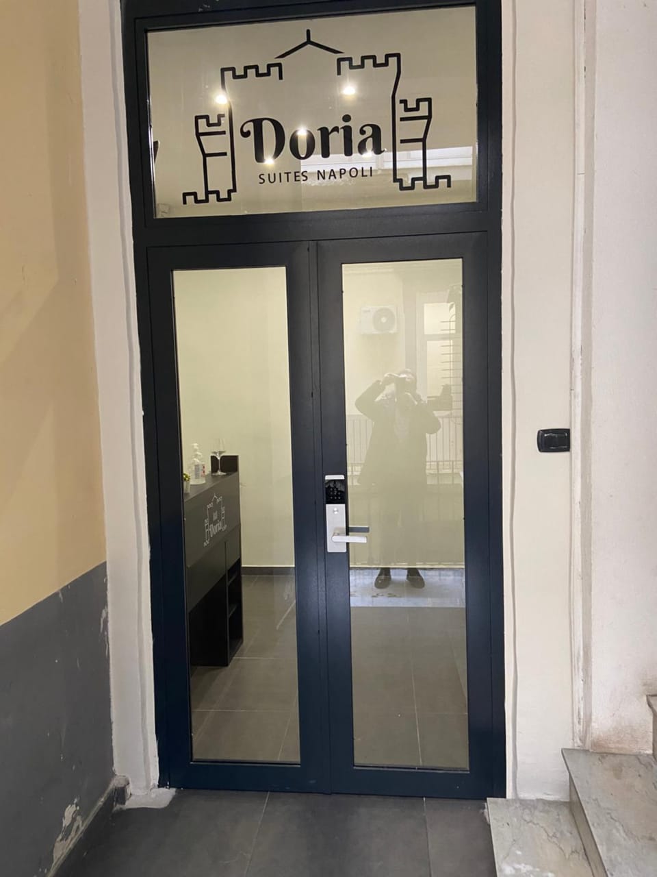 Property building, Text overlay