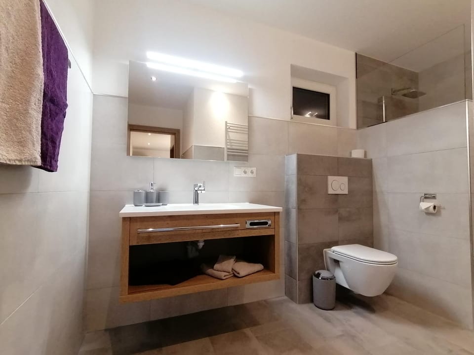 Toilet, Bathroom, towels