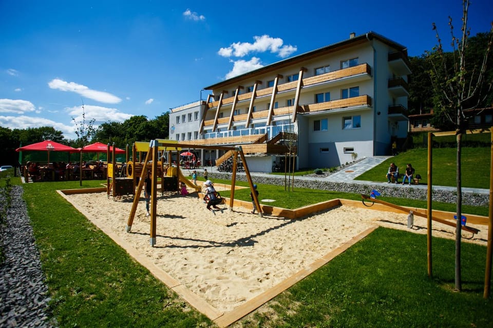 Spring, Children play ground, Family