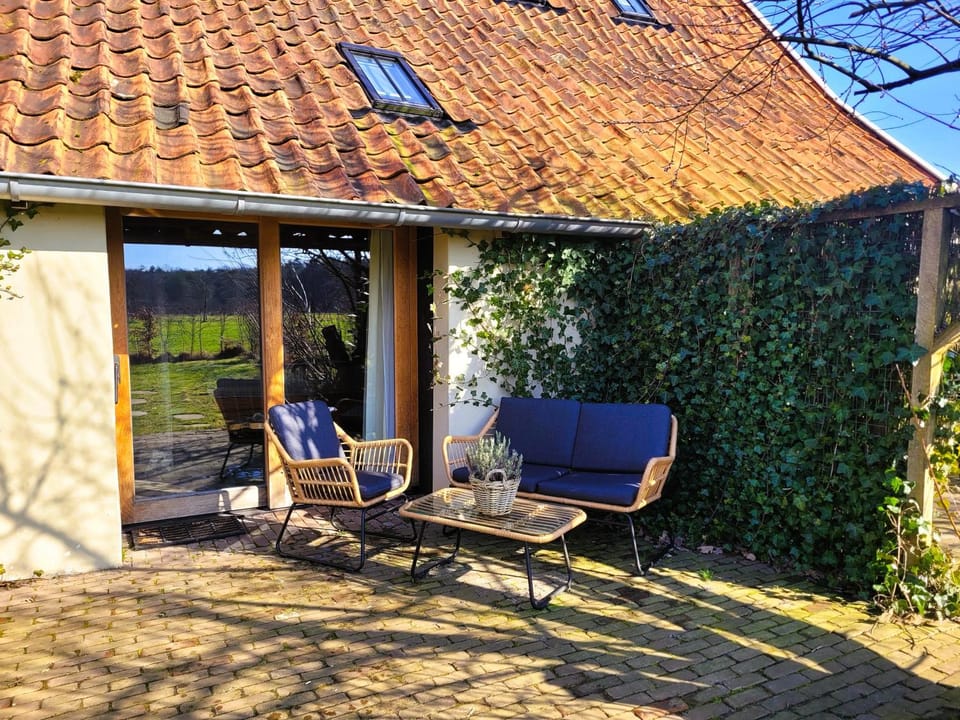 Property building, Patio, Spring, Garden, Garden view