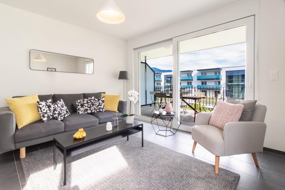 Modern 2 bedrooms apartment at Le Bouveret. Self-checkin. Apartment in Haute-Savoie