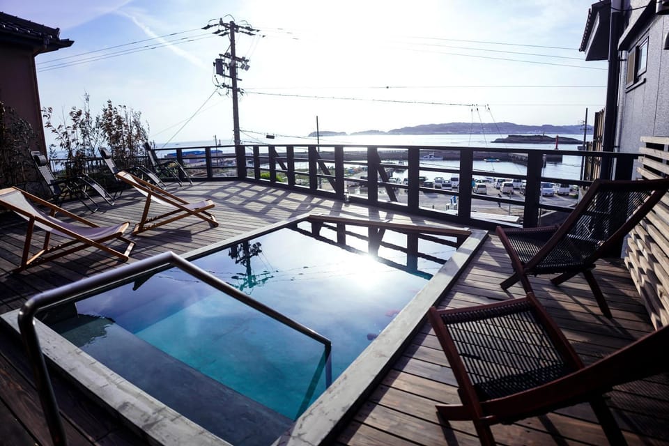 Sauna, Pool view