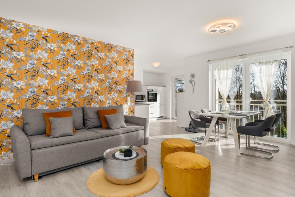 Living room, Seating area, Dining area